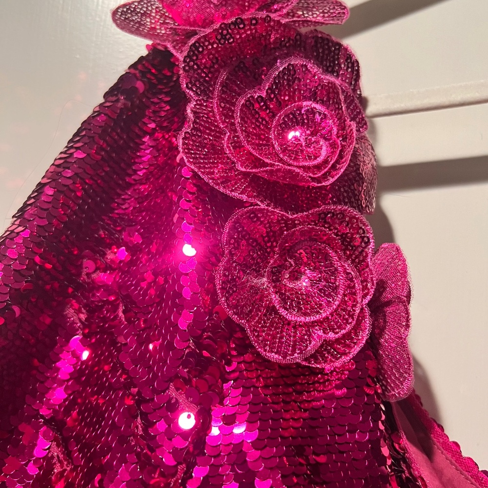 Marchessa Notte One-Shoulder Sequin Minidress